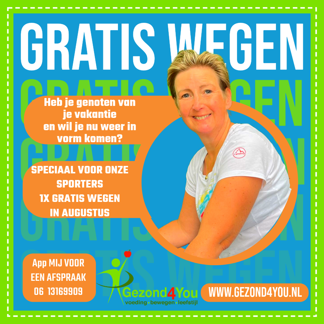 WEEG ACTIE MAAND AUGUSTUS